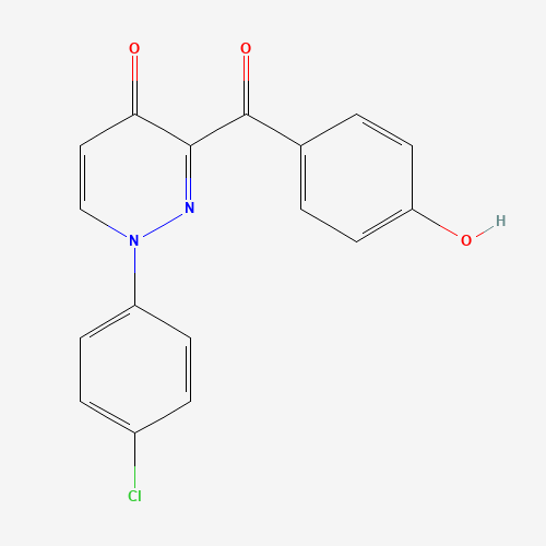 1-(4-chlorophenyl)-3-(4-hydroxybenzoyl)pyridazin-4-one (CAS: 1314395-75-9) - Related Chemical Product