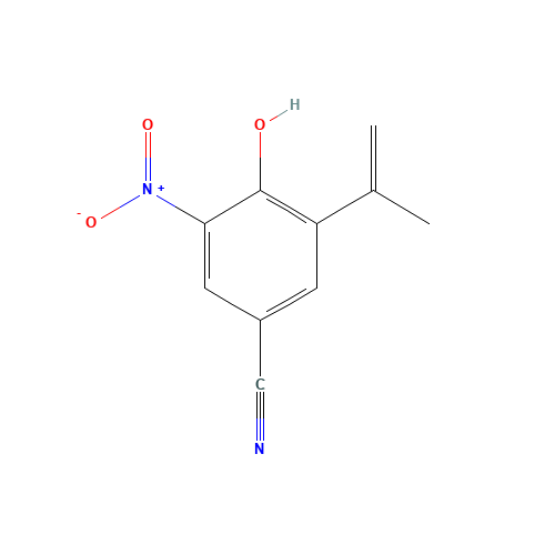 4-hydroxy-3-nitro-5-prop-1-en-2-ylbenzonitrile (CAS: 942216-08-2) - Related Chemical Product