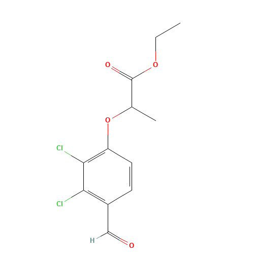 ethyl 2-(2,3-dichloro-4-formylphenoxy)propanoate (CAS: 16861-36-2) - Related Chemical Product