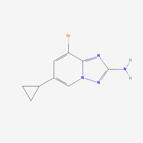 8-bromo-6-cyclopropyl-[1,2,4]triazolo[1,5-a]pyridin-2-amine (CAS: 1319068-92-2) - Related Chemical Product