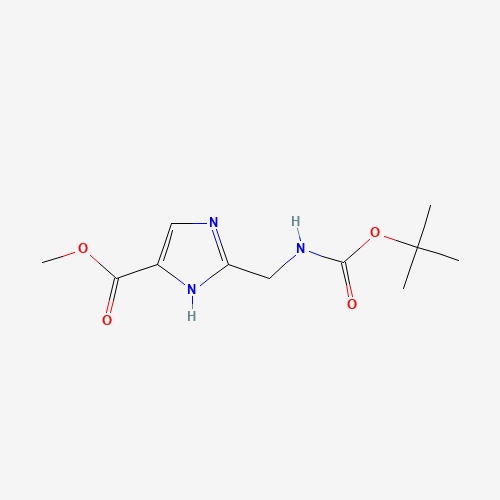 methyl 2-[[(2-methylpropan-2-yl)oxycarbonylamino]methyl]-1H-imidazole-5-carboxylate (CAS: 252348-76-8) - Related Chemical Product