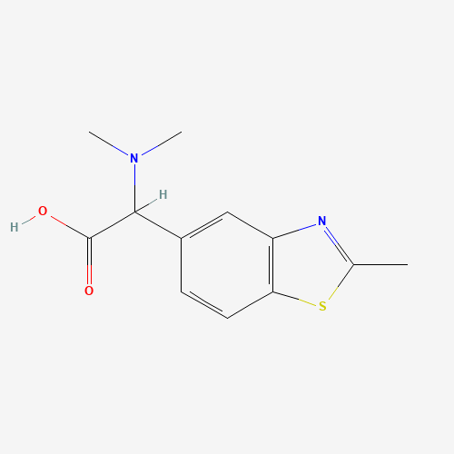 2-(dimethylamino)-2-(2-methyl-1,3-benzothiazol-5-yl)acetic acid (CAS: 1007879-06-2) - Related Chemical Product