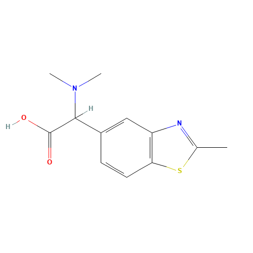 2-(dimethylamino)-2-(2-methyl-1,3-benzothiazol-5-yl)acetic acid (CAS: 1007879-06-2) - Related Chemical Product