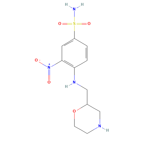 4-(morpholin-2-ylmethylamino)-3-nitrobenzenesulfonamide (CAS: 1228875-25-9) - Related Chemical Product