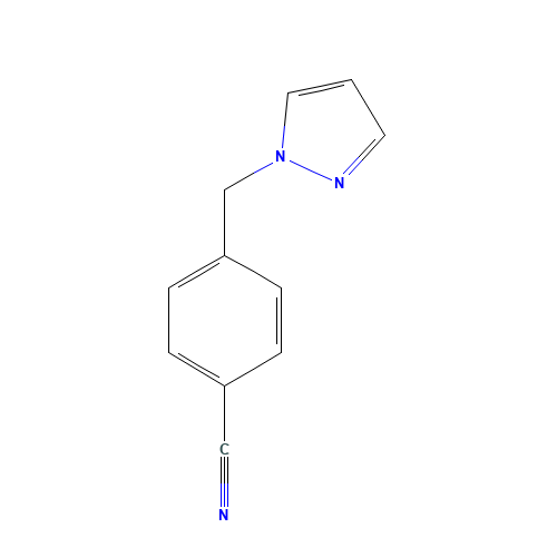 4-(pyrazol-1-ylmethyl)benzonitrile (CAS: 179057-34-2) - Related Chemical Product