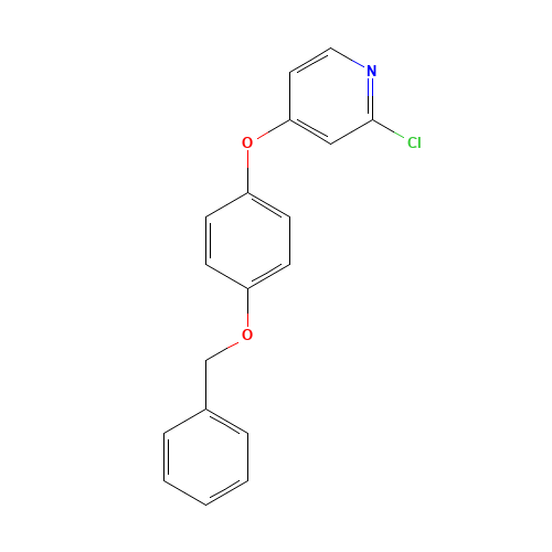 2-chloro-4-(4-phenylmethoxyphenoxy)pyridine (CAS: 1150308-87-4) - Related Chemical Product