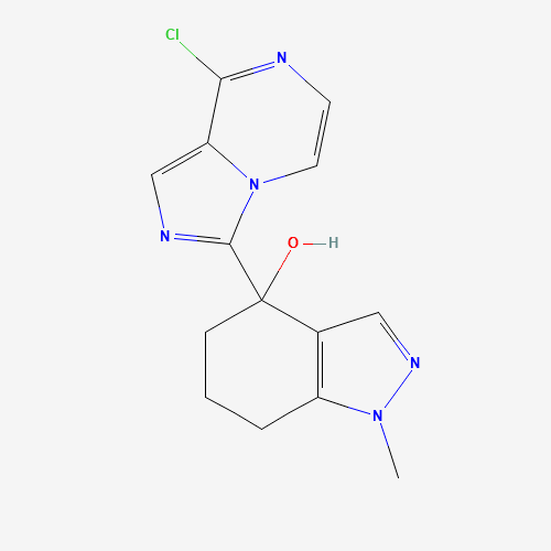 4-(8-chloroimidazo[1,5-a]pyrazin-3-yl)-1-methyl-6,7-dihydro-5H-indazol-4-ol (CAS: 1419222-89-1) - Related Chemical Product