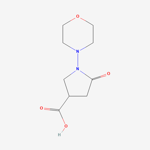 1-morpholin-4-yl-5-oxopyrrolidine-3-carboxylic acid (CAS: 1086380-62-2) - Related Chemical Product