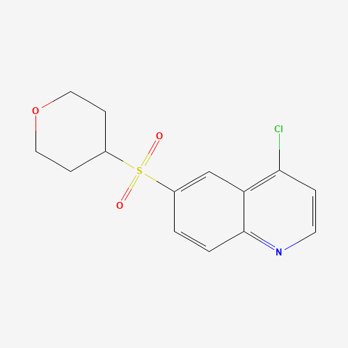 4-chloro-6-(oxan-4-ylsulfonyl)quinoline (CAS: 1357795-70-0) - Related Chemical Product