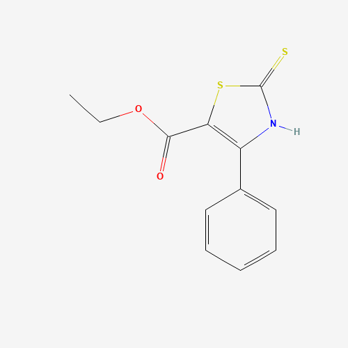 ethyl 4-phenyl-2-sulfanylidene-3H-1,3-thiazole-5-carboxylate (CAS: 99822-81-8) - Related Chemical Product