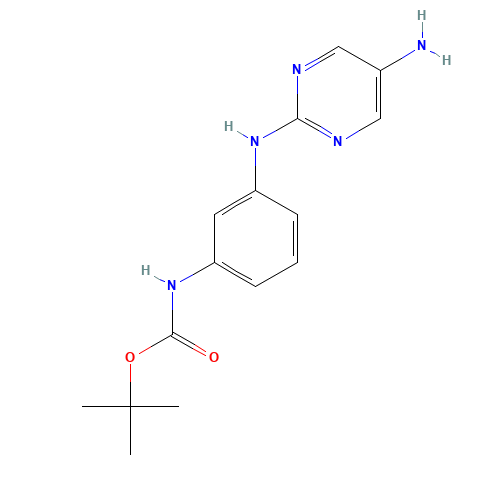 tert-butyl N-[3-[(5-aminopyrimidin-2-yl)amino]phenyl]carbamate (CAS: 1431727-38-6) - Related Chemical Product