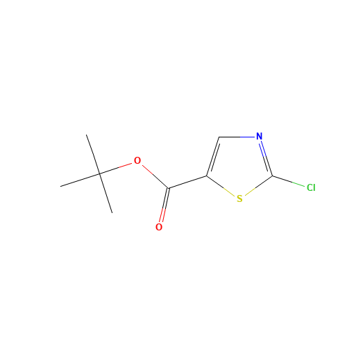 tert-butyl 2-chloro-1,3-thiazole-5-carboxylate (CAS: 934570-60-2) - Chemical Structure and Molecular Formula 