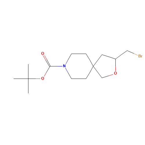 tert-butyl 3-(bromomethyl)-2-oxa-8-azaspiro[4.5]decane-8-carboxylate (CAS: 1216815-21-2) - Related Chemical Product