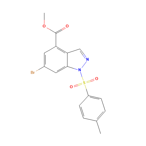 methyl 6-bromo-1-(4-methylphenyl)sulfonylindazole-4-carboxylate (CAS: 1245465-61-5) - Related Chemical Product