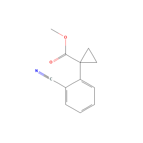 methyl 1-(2-cyanophenyl)cyclopropane-1-carboxylate (CAS: 1092794-06-3) - Related Chemical Product