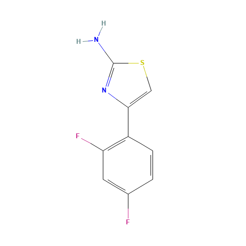 4-(2,4-difluorophenyl)-1,3-thiazol-2-amine (CAS: 105512-80-9) - Related Chemical Product