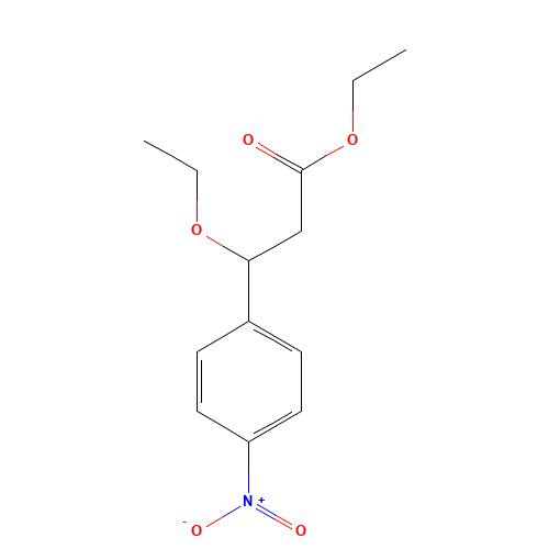 ethyl 3-ethoxy-3-(4-nitrophenyl)propanoate (CAS: 1202576-82-6) - Related Chemical Product