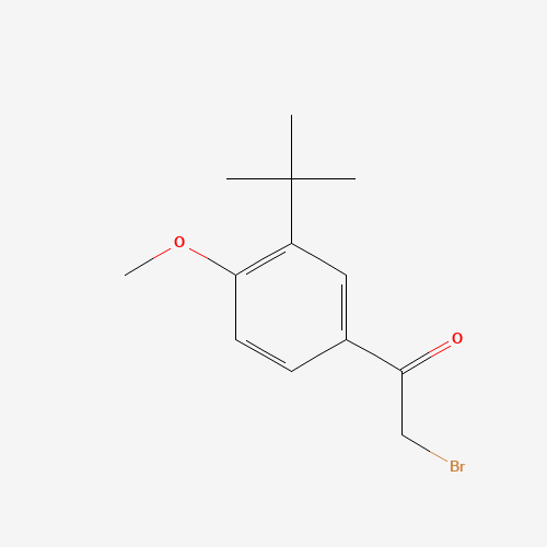 2-bromo-1-(3-tert-butyl-4-methoxyphenyl)ethanone (CAS: 30095-49-9) - Related Chemical Product