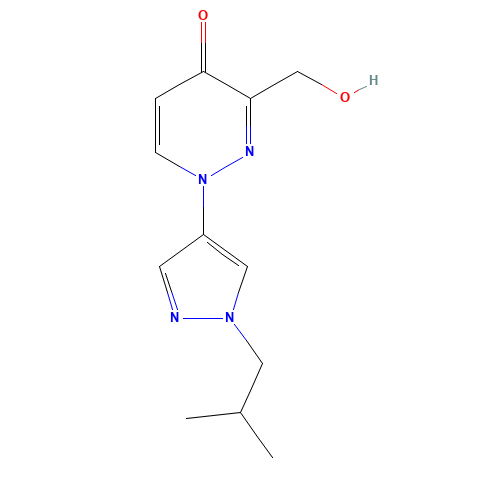 3-(hydroxymethyl)-1-[1-(2-methylpropyl)pyrazol-4-yl]pyridazin-4-one (CAS: 1314397-55-1) - Related Chemical Product