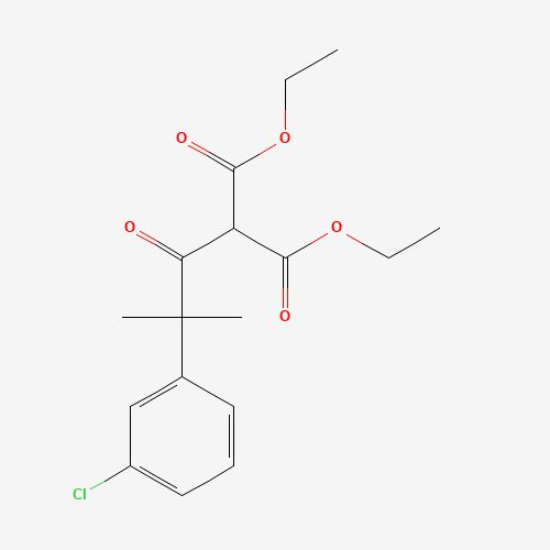 diethyl 2-[2-(3-chlorophenyl)-2-methylpropanoyl]propanedioate (CAS: 1035261-92-7) - Related Chemical Product
