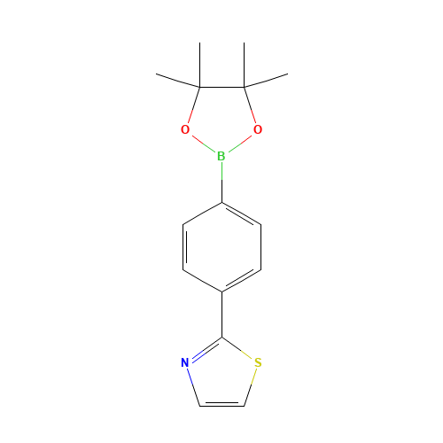 2-[4-(4,4,5,5-tetramethyl-1,3,2-dioxaborolan-2-yl)phenyl]-1,3-thiazole (CAS: 1358778-98-9) - Related Chemical Product
