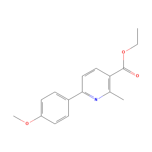 ethyl 6-(4-methoxyphenyl)-2-methylpyridine-3-carboxylate (CAS: 2004-63-9) - Related Chemical Product