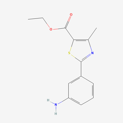 ethyl 2-(3-aminophenyl)-4-methyl-1,3-thiazole-5-carboxylate (CAS: 209538-96-5) - Related Chemical Product