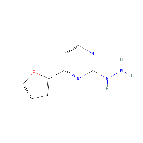 [4-(furan-2-yl)pyrimidin-2-yl]hydrazine (CAS: 931998-11-7) - Related Chemical Product