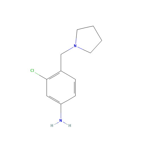 3-chloro-4-(pyrrolidin-1-ylmethyl)aniline (CAS: 689300-83-2) - Related Chemical Product