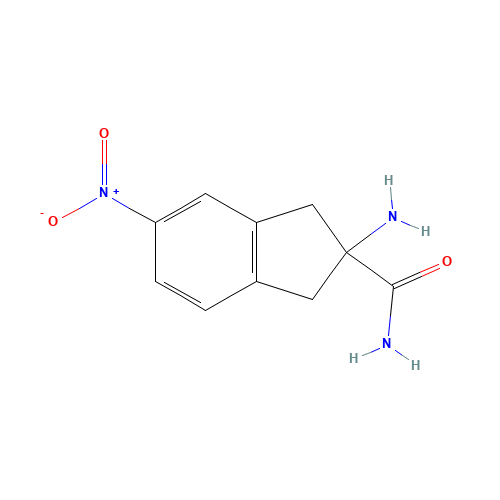 2-amino-5-nitro-1,3-dihydroindene-2-carboxamide (CAS: 1219006-71-9) - Related Chemical Product