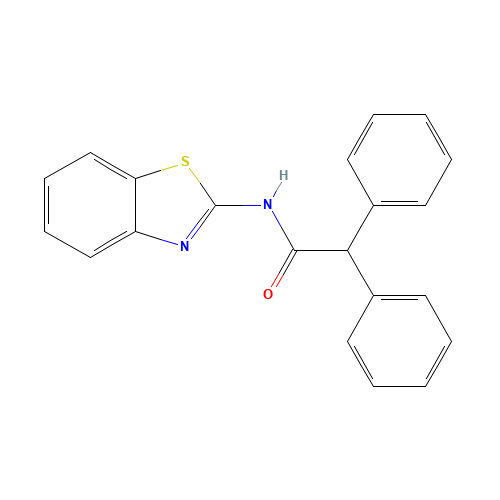 N-(1,3-benzothiazol-2-yl)-2,2-diphenylacetamide (CAS: 303195-00-8) - Related Chemical Product