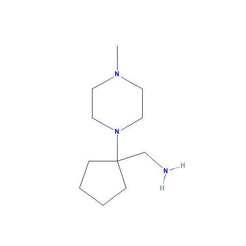 [1-(4-methylpiperazin-1-yl)cyclopentyl]methanamine (CAS: 959240-31-4) - Related Chemical Product