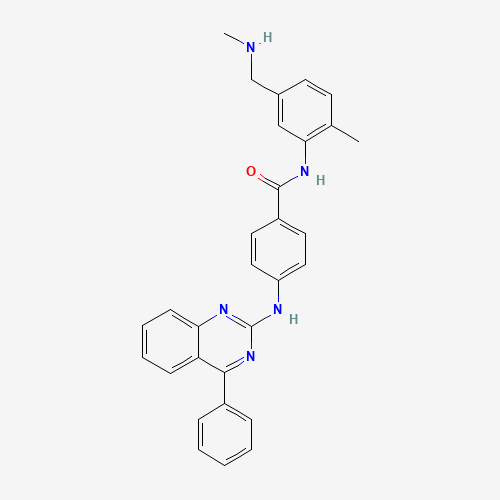 N-[2-methyl-5-(methylaminomethyl)phenyl]-4-[(4-phenylquinazolin-2-yl)amino]benzamide (CAS: 1059734-66-5) - Related Chemical Product