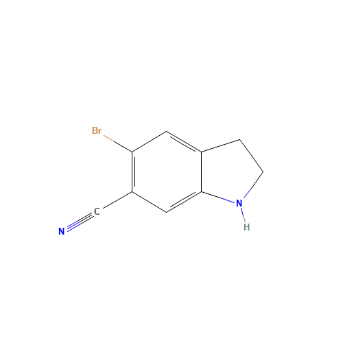 5-bromo-2,3-dihydro-1H-indole-6-carbonitrile (CAS: 1467060-12-3) - Related Chemical Product