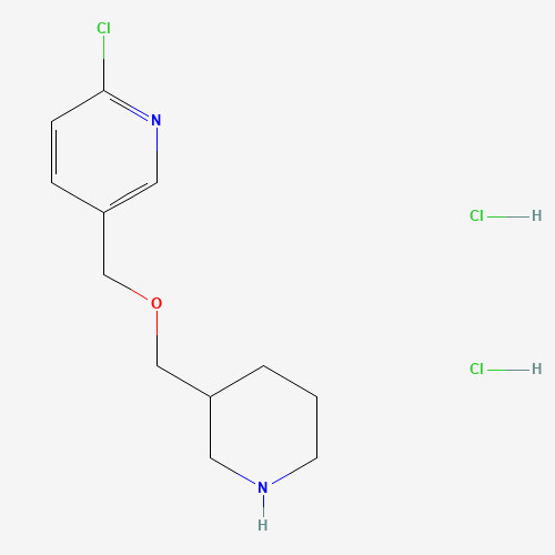 2-chloro-5-(piperidin-3-ylmethoxymethyl)pyridine;dihydrochloride (CAS: 1185316-47-5) - Related Chemical Product