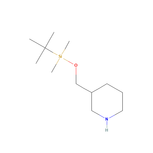 tert-butyl-[dimethyl(piperidin-3-ylmethyl)silyl]oxysilicon (CAS: 876147-50-1) - Related Chemical Product