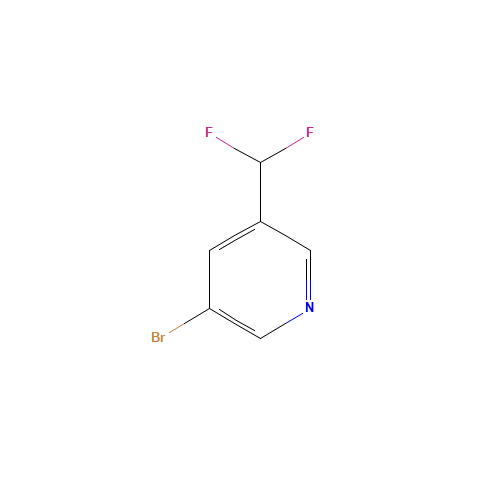 3-bromo-5-(difluoromethyl)pyridine (CAS: 114468-04-1) - Related Chemical Product