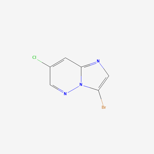 3-bromo-7-chloroimidazo[1,2-b]pyridazine (CAS: 1235545-87-5) - Chemical Structure and Molecular Formula 