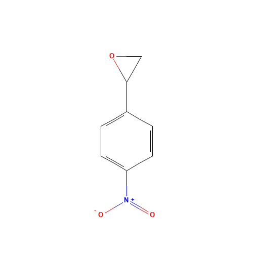 2-(4-nitrophenyl)oxirane (CAS: 6388-74-5) - Chemical Structure and Molecular Formula 