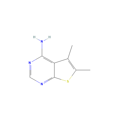 5,6-dimethylthieno[2,3-d]pyrimidin-4-amine (CAS: 4994-89-2) - Related Chemical Product
