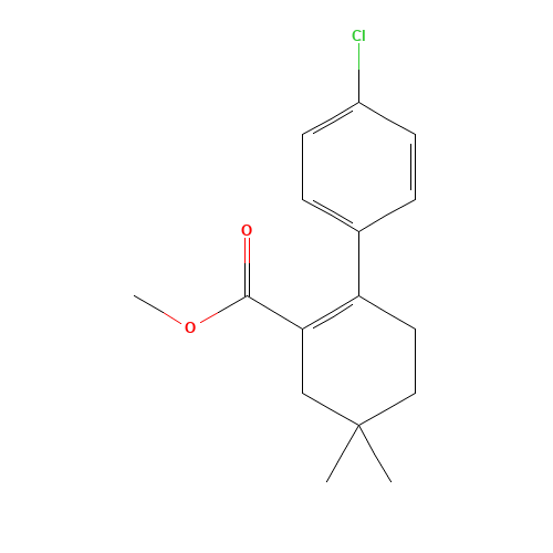 methyl 2-(4-chlorophenyl)-5,5-dimethylcyclohexene-1-carboxylate (CAS: 1027345-20-5) - Related Chemical Product