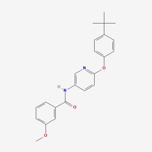 N-[6-(4-tert-butylphenoxy)pyridin-3-yl]-3-methoxybenzamide (CAS: 224804-64-2) - Related Chemical Product