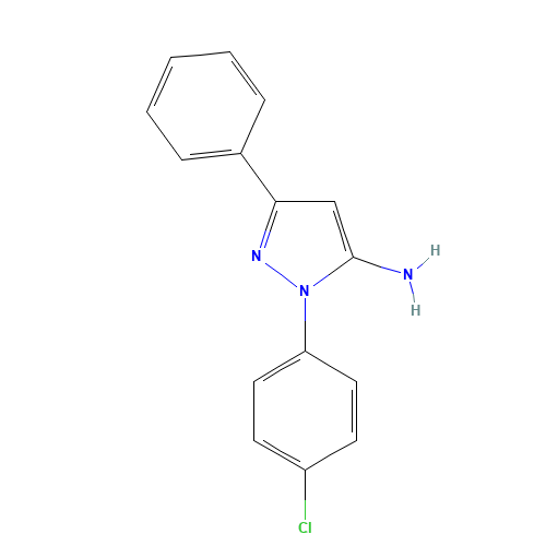 2-(4-chlorophenyl)-5-phenylpyrazol-3-amine (CAS: 72411-49-5) - Related Chemical Product