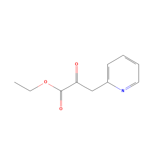 ethyl 2-oxo-3-pyridin-2-ylpropanoate (CAS: 75696-13-8) - Chemical Structure and Molecular Formula 