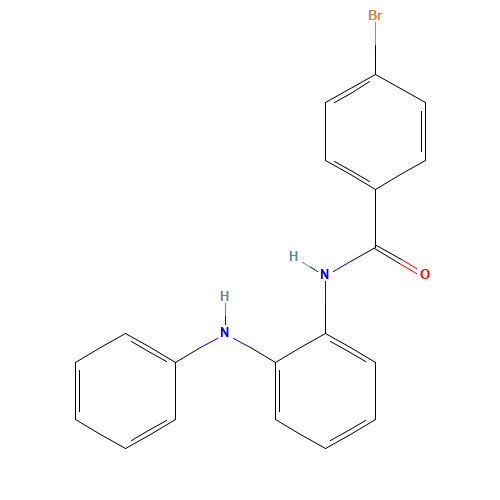 N-(2-anilinophenyl)-4-bromobenzamide (CAS: 359427-13-7) - Related Chemical Product