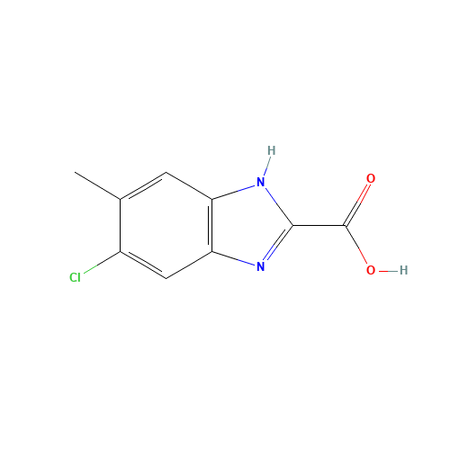 5-chloro-6-methyl-1H-benzimidazole-2-carboxylic acid (CAS: 827042-63-7) - Related Chemical Product
