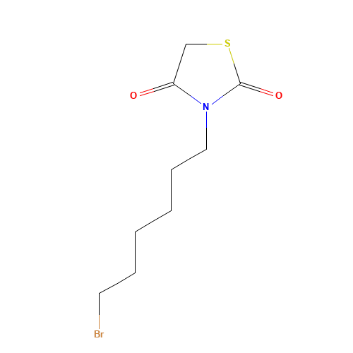 3-(6-bromohexyl)-1,3-thiazolidine-2,4-dione (CAS: 316363-18-5) - Related Chemical Product