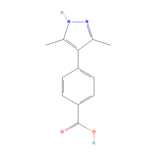 4-(3,5-dimethyl-1H-pyrazol-4-yl)benzoic acid (CAS: 185252-69-1) - Related Chemical Product