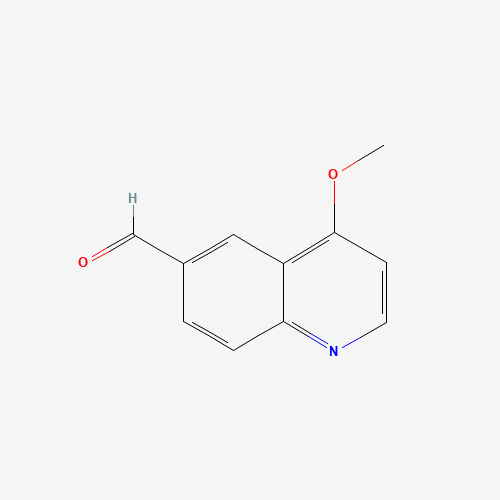 4-methoxyquinoline-6-carbaldehyde (CAS: 879323-73-6) - Chemical Structure and Molecular Formula 