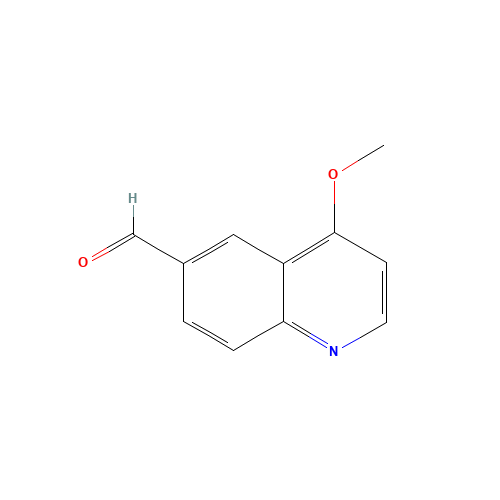 4-methoxyquinoline-6-carbaldehyde (CAS: 879323-73-6) - Chemical Structure and Molecular Formula 